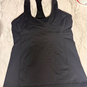 Lululemon Black Sleeveless workout Top